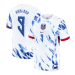 HAALAND #9 Norway Nike Soccer Jersey Away Player Version Shirt 2024