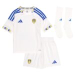 Kids Leeds United Home Kits 2025-26 (Jersey+Shorts+Socks)