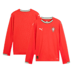 Portugal Long Sleeve Jersey Home Football Shirt 2025