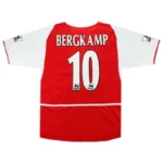 02-04 Arsenal Bergkamp #10 Retro Jersey Home