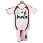 Kids AC Milan UCL Final Kits Retro Jersey Away 06-07