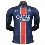 Champions of Europe Soccer Jersey PSG Home Shirt Player Version 2024-25