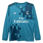 2017/18 Real Madrid Retro Long Sleeve Jersey Third Away