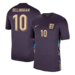 England Away Jersey EURO 2024 RICE #4 KANE #9 BELLINGHAM #10 FODEN #11