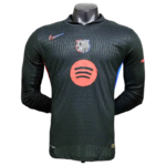 24-25 Barcelona Away Long Sleeve Kit Player Version Shirt Soccer Jersey