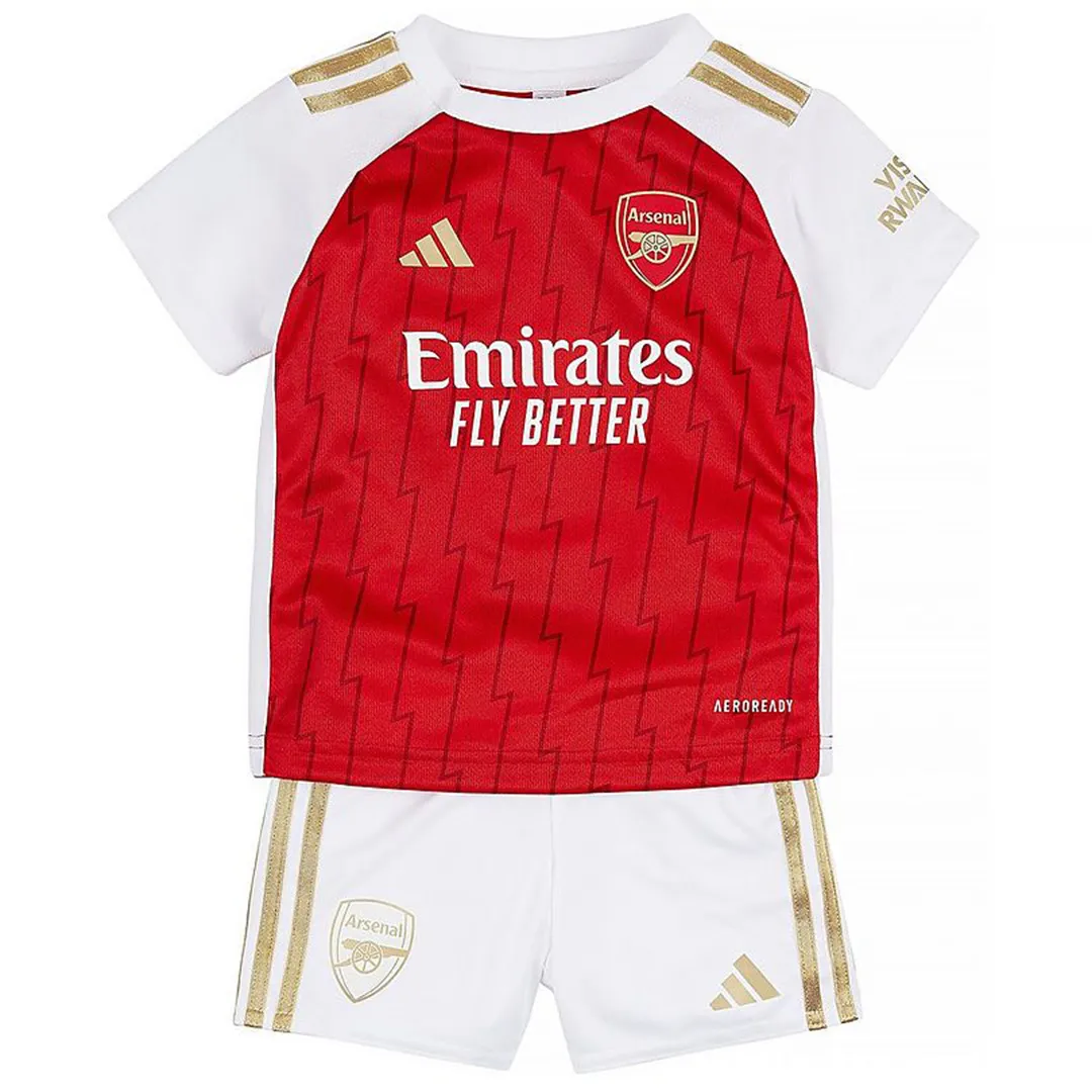 917df22661 23-24 Kids Arsenal Home Jersey Kit - Image 1