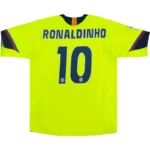 2005/06 Barcelona Ronaldinho #10 Retro Away Jersey