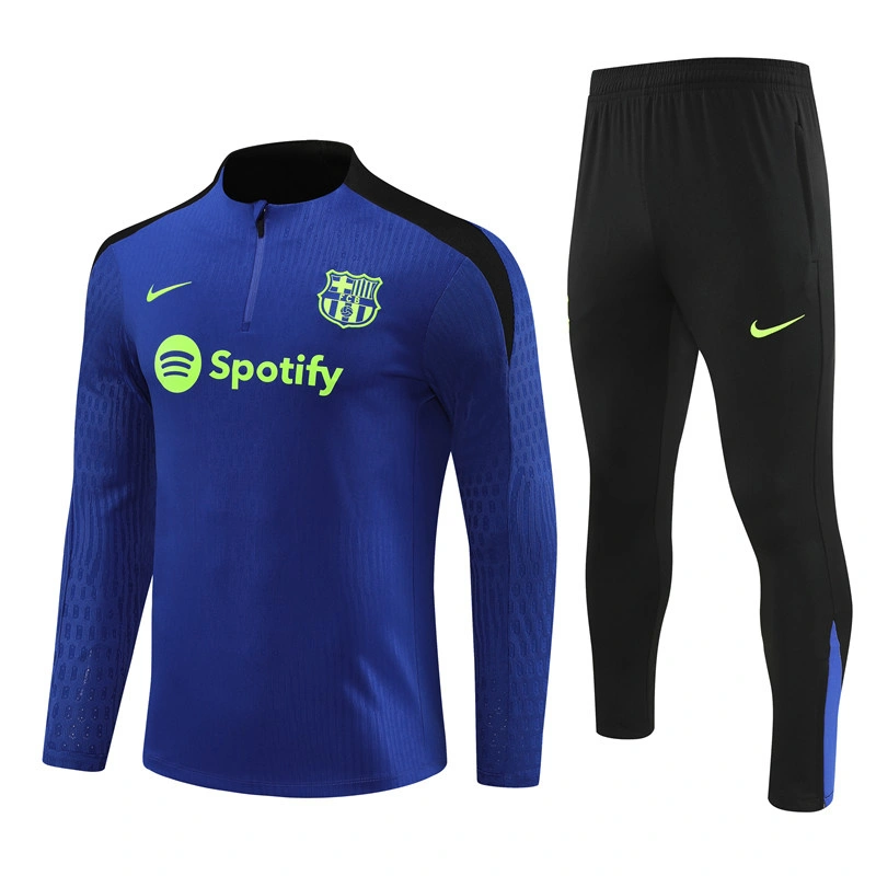 9baeada9de 24-25 Barcelona Long Sleeve Kits Blue Training Suits Football - Image 1