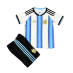 2026 Argentina World cup Home Soccer Uniform Kids Kit jersey+Shorts