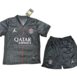 PSG 2025-26 4th Away Kids Football jersey Kit Fan version
