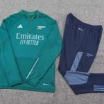 Arsenal Half-Pull Training Suit Green Football Shirt 2023/2024