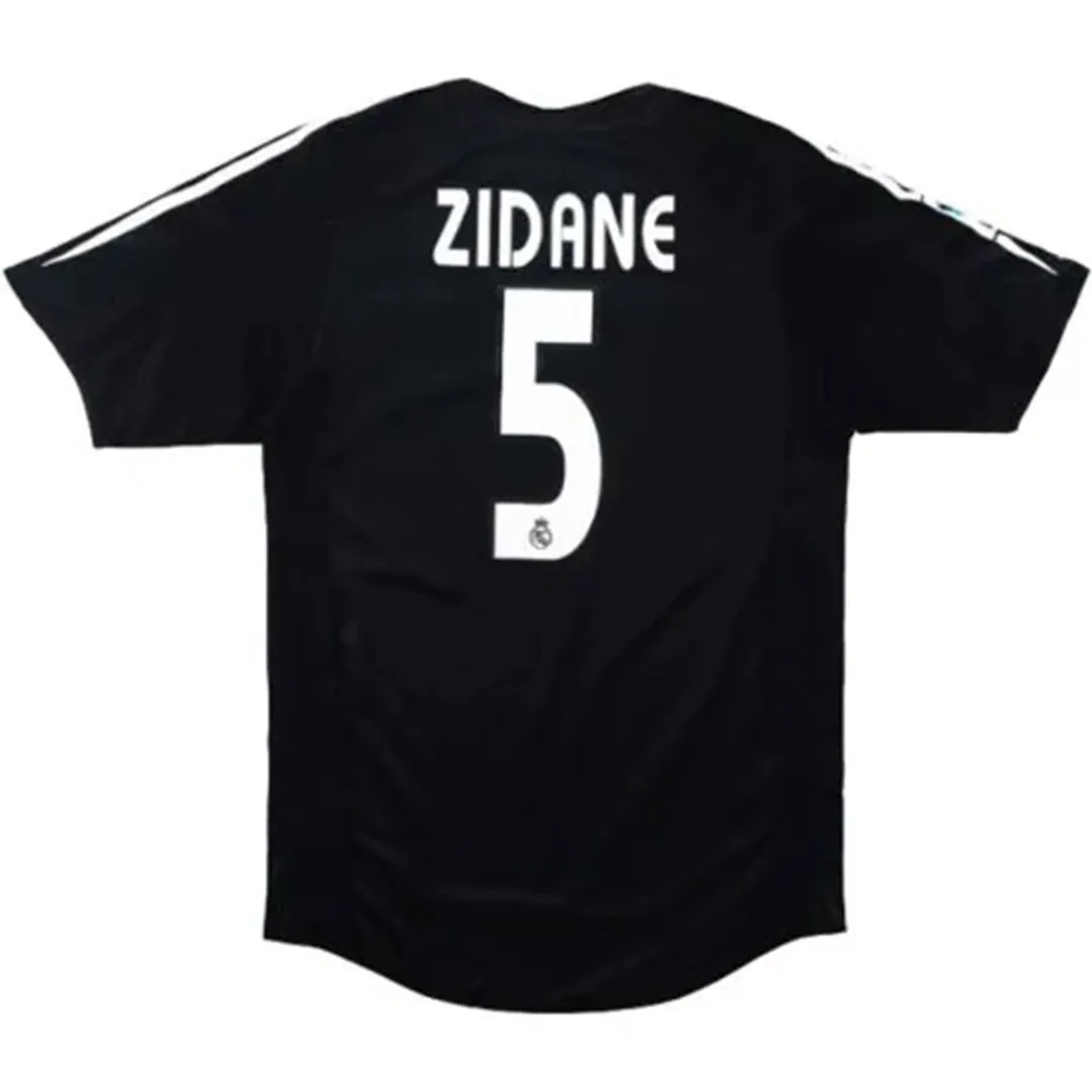 b6decc21ed 2004/05 Real Madrid Retro ZIDANE #5 Away Jersey - Image 1