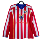 Nike Atletico Madrid Retro Home Soccer Jersey Long Sleeve 2004-05
