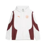 2024/2025 Manchester City Jersey Windbreaker White and Red