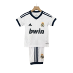 Real Madrid 12-13 Home Retro Kid Kits White Jersey