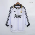 1999/00 Real Madrid Retro Away Soccer Jersey Long Sleeve