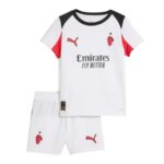 Kids AC Milan Away Soccer Jersey 25-26 (Jersey+Shorts+)