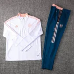Arsenal Half-Pull Training Suit White Football Shirt 2021/2022