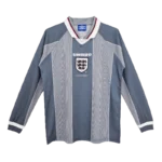 1996 England Retro Away Long Sleeve Jersey Replica Euro Cup