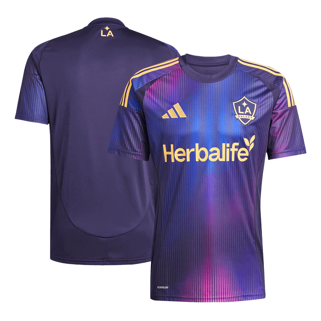 d0162e18bd LA Galaxy Soccer Jersey Away Custom Shirt 2025 - Image 1