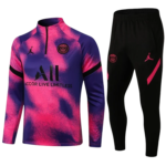 2024/2025 Paris Saint-Germain Half-Pull Training Suit Pink Football Shirt