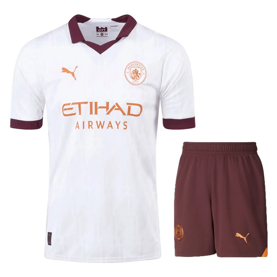 d3b493efd3 2023/24 Manchester City Away Kit Jersey+Shorts - Image 1