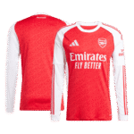 Arsenal Long Sleeve Jersey Home Football Shirt 2025-26