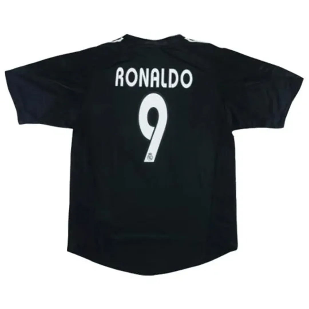 d56d9729f9 2004/05 Real Madrid Retro RONALDO #9 Away Jersey - Image 1