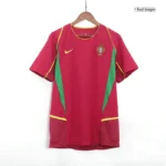2002 Portugal Retro Jersey Home World Cup