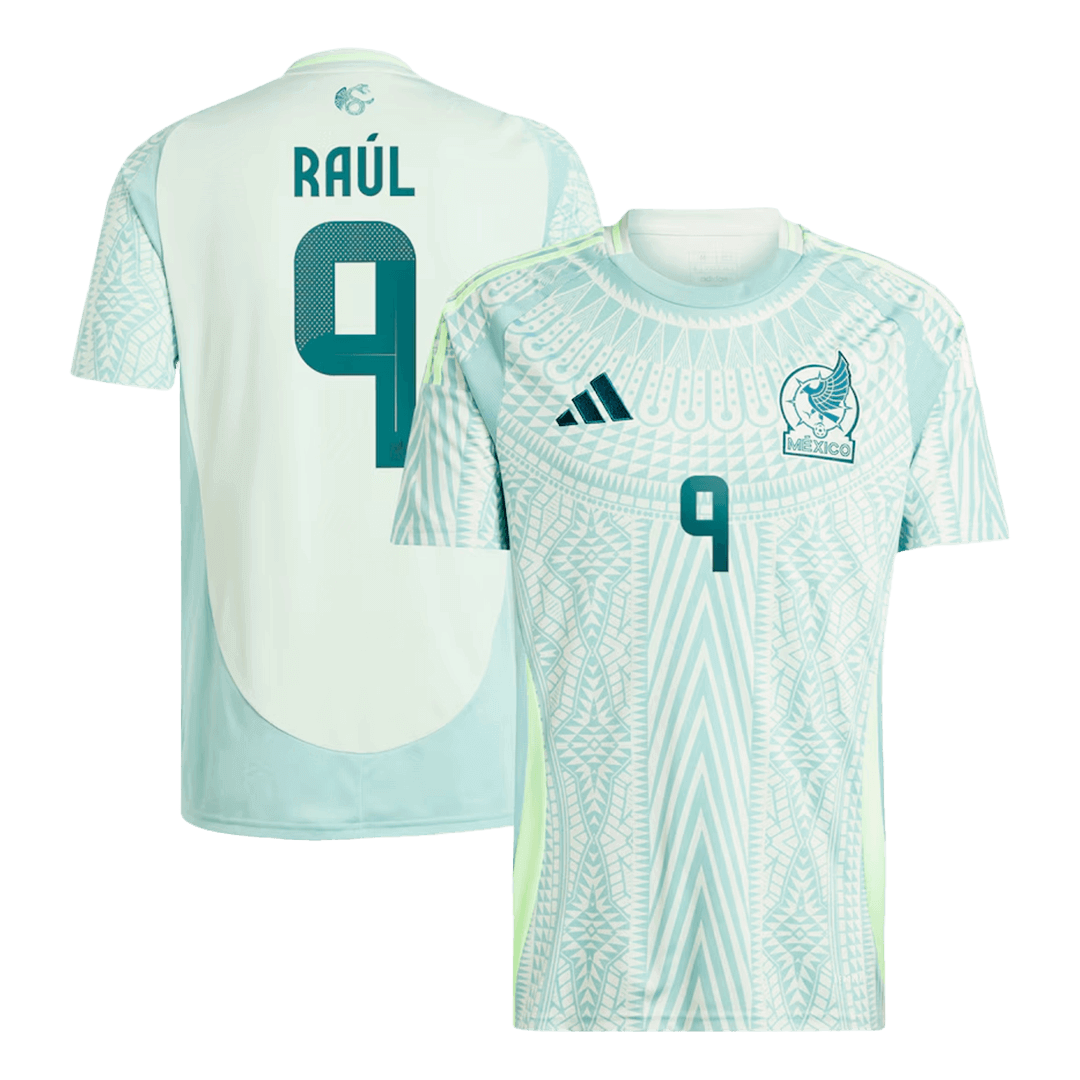 de3d36c552 RAÚL #9 Mexico Adidas Soccer Jersey Away Custom Shirt 2024 - Image 1