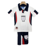 Kids England World cup Home Retro Kits 1998