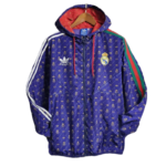23-24 Real Madrid GUCCI joint Windbreaker Blue Football Shirt