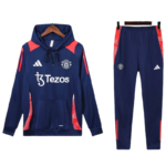 2024-25 Adidas Manchester United Men Hooded Training Tracksuit Kits
