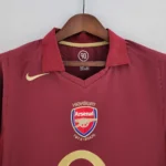 Arsenal Retro Long Sleeve Home Football Shirt 2005/2006