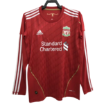Retro Liverpool FC Home Football Jersey Long Sleeve 2010/2011