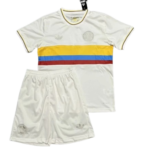 Colombia 24-25 Nation 100th Anniversary Special Edition Kids Kits White Jersey